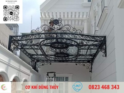 Mái Hiên Sắt Mỹ Thuật Mẫu 02