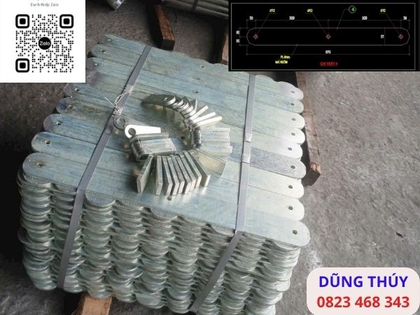 bản mã sắt mạ kẽm