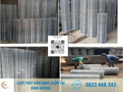 Đơn Vị Cung Cấp Lưới Thép Hàn Dạng Cuộn Uy Tín Tại Bình Dương