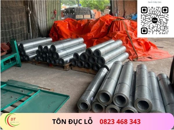 gia công tôn đục lỗ