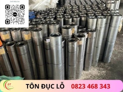 Tôn Đục Lỗ Mẫu Mã Đẹp, Gia Công Theo Yêu Cầu, Báo Giá Mới Nhất